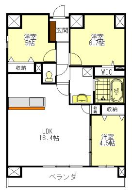 GLAN PLASIR（ｸﾞﾗﾝﾌﾟﾚｼﾞｰﾙ） 間取り図画像