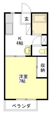 Twin Court　A.B 間取り図画像