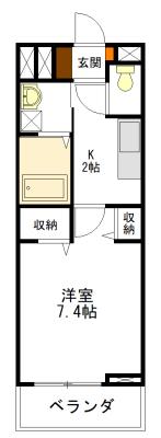 ヒカルサ津市桜橋中央 間取り図画像