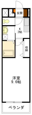 ヒカルサ津市桜橋中央 間取り図画像