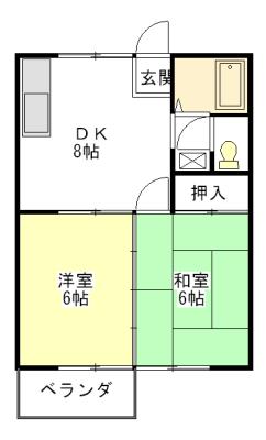 クローバーハイツ 間取り図画像