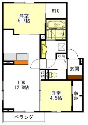 プレジール 間取り図画像