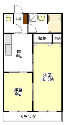パレオシンセイ 間取り図画像