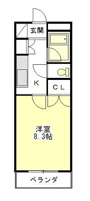 マンションハルカ 間取り図画像