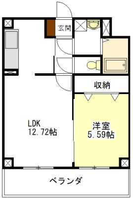 塔世西裏第2ＭＳビル 間取り図画像