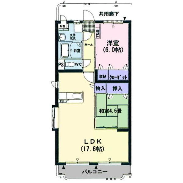 アプランドル Ⅳ（203） 間取り図画像