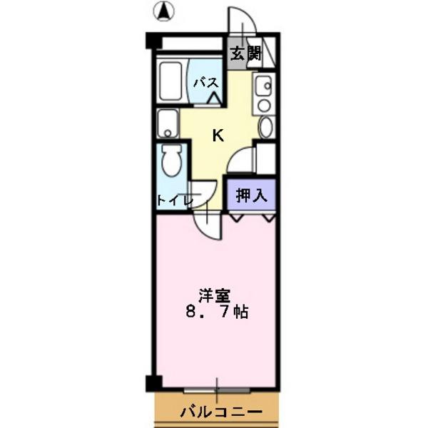 ハピネス（410） 間取り図画像