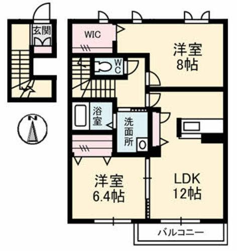パーシモン（203） 間取り図画像