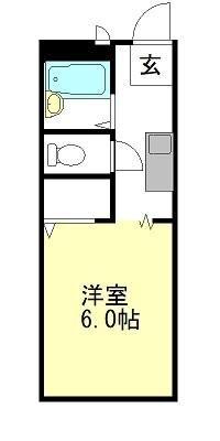 サンライフひろみね C（21） 間取り図画像