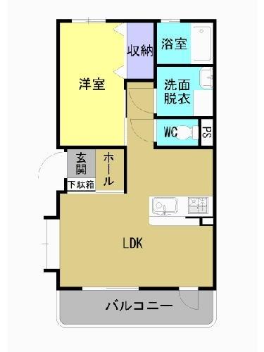 まほろば荘（201） 間取り図画像