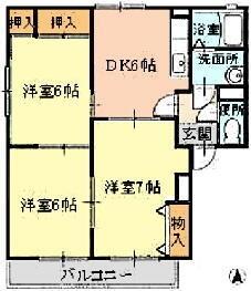 マンション柳川（202） 間取り図画像