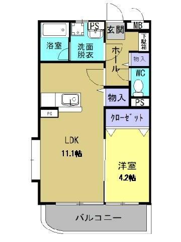 ボヌールコート（202） 間取り図画像