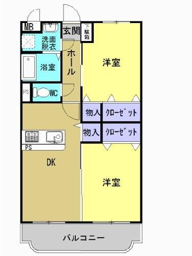 アルジェントシェソワ（202） 間取り図画像