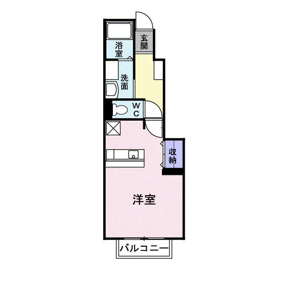 フランＳＹ（102） 間取り図画像