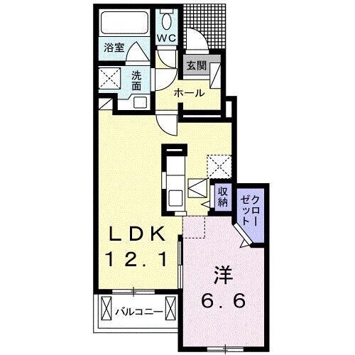 セレーノＣ（102） 間取り図画像