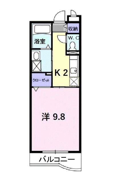グランパス吉備（105） 間取り図画像