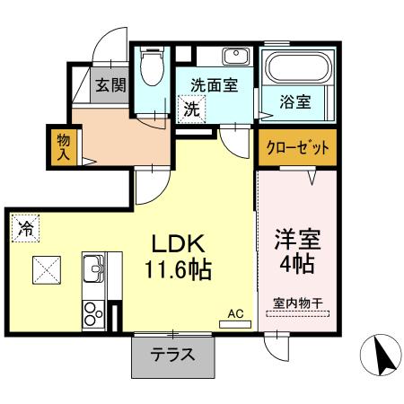 アースガーデンSOJAⅡ（103） 間取り図画像
