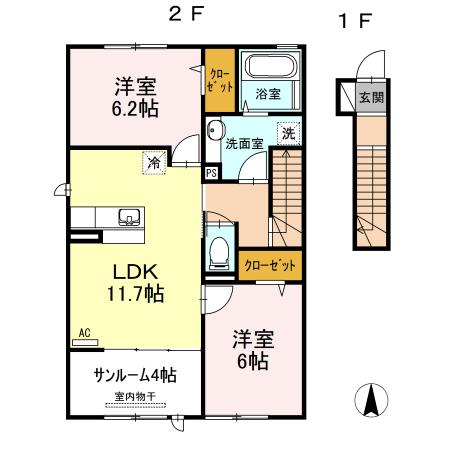  間取り図写真