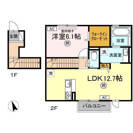 アースガーデンSOJAⅡ（203） 間取り図画像