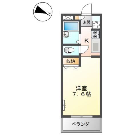 サンルームあじさい 間取り図画像