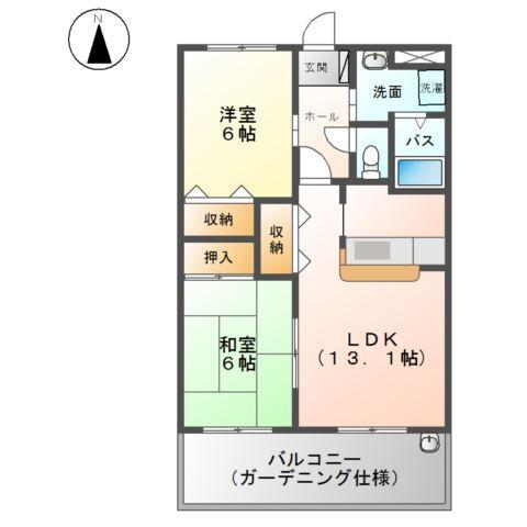 サンルーム秋桜 間取り図画像