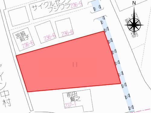 総社市溝口土地 区画図