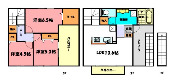  間取り図写真