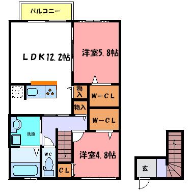クオーレⅠ 間取り図画像