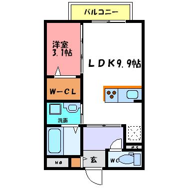 カーサヴィオーラ 間取り図画像