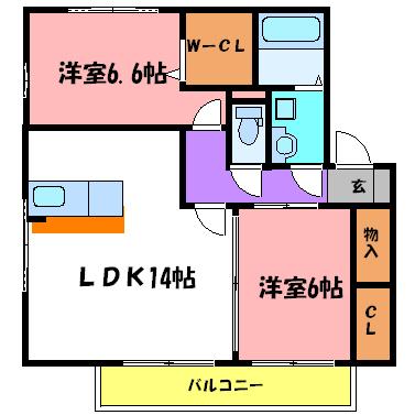 エルビエント 間取り図画像