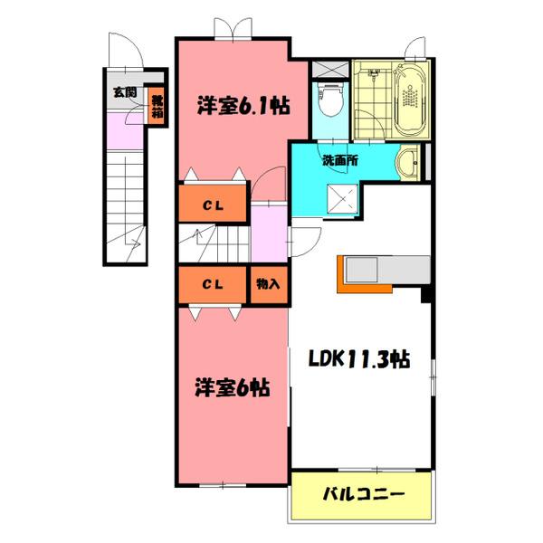 プレミアコート 間取り図画像