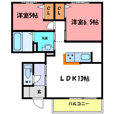 ルーチェ 間取り図画像