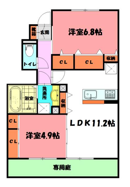 ヴィルヌーブサンティーエ 間取り図画像