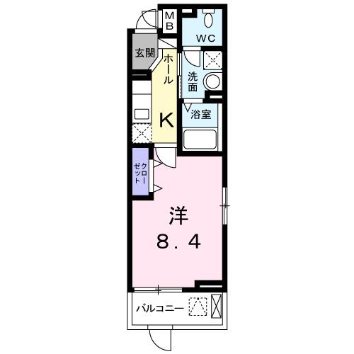 メルセイユ 間取り図画像