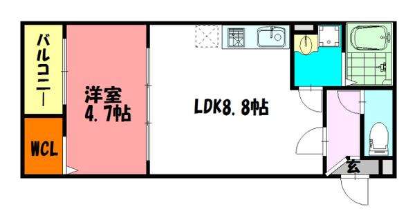 ティースカイあかし 間取り図画像