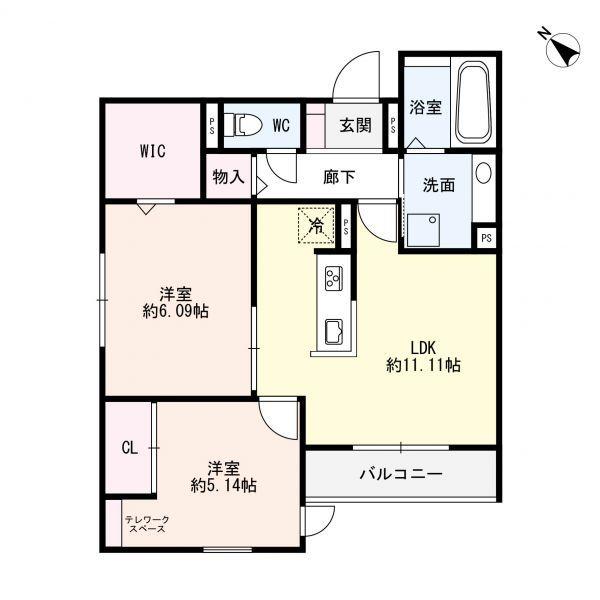 セジュール西明石 間取り図画像