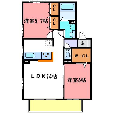 アーバンフォレスト 間取り図画像