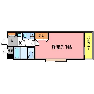 ジュネス西明石 間取り図画像