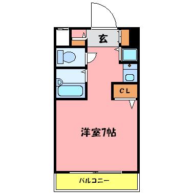 ＹＫハイツ松の内 間取り図画像