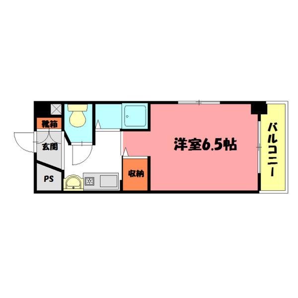 ＹＫハイツ中崎２ 間取り図画像