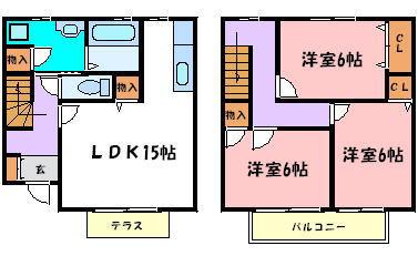 エステリーオ 間取り図画像