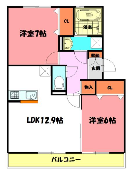 グランドアトリオ神戸西 間取り図画像