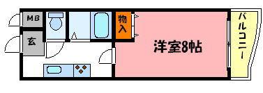 ジュネス鴨池Ⅰ 間取り図画像