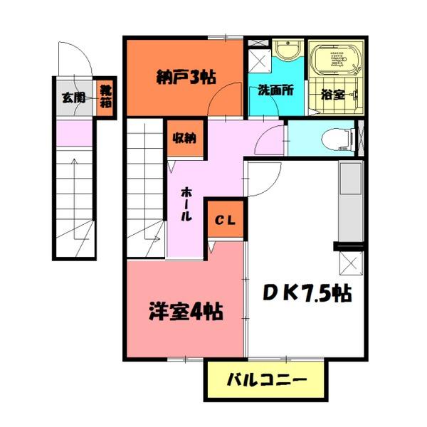 ローズコート明石 間取り図画像