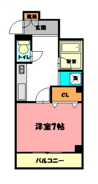 明石市本町マンション 間取り図画像