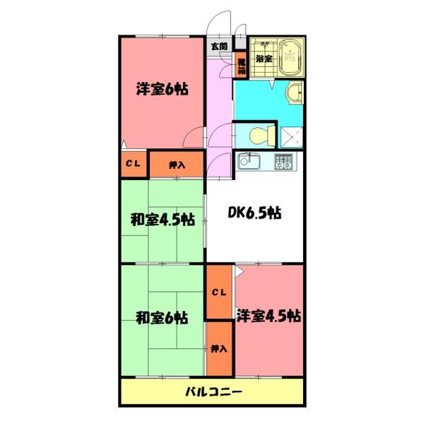 キィーロックハウス 間取り図画像