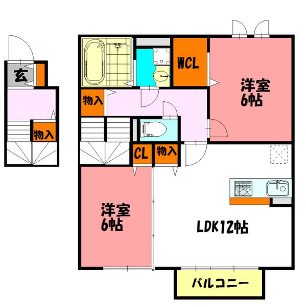 セントラルグレイスＣ棟 間取り図画像