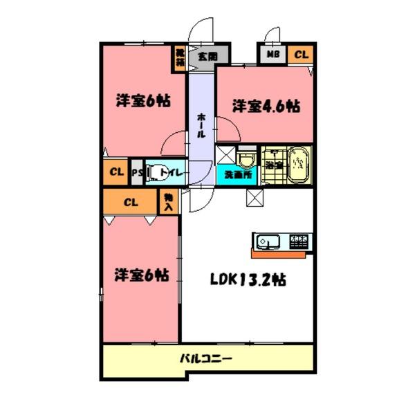サンヴィラ24 間取り図画像