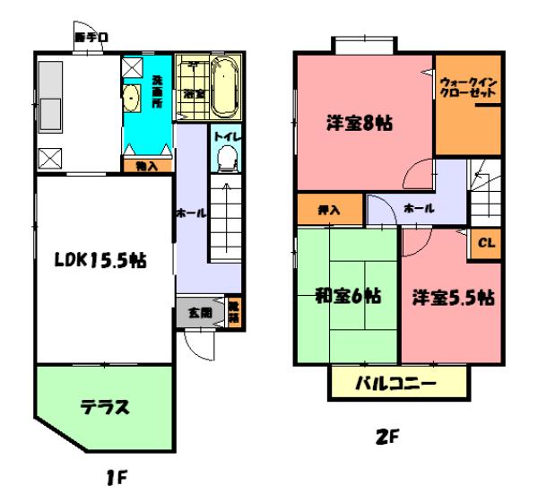 サンクヴィラージュ 間取り図画像