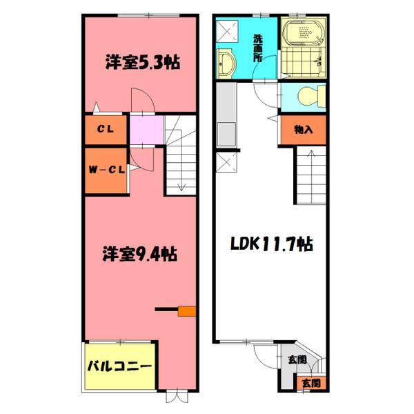 フラン神戸 間取り図画像